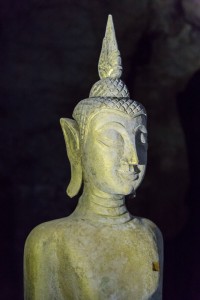 LC_0356: Laos - Statue's head in Luang Prabang