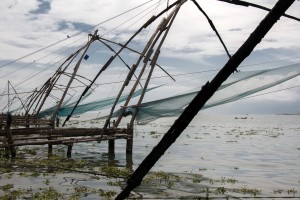 DE_0612: Southern India - Fishing nets in Kerala