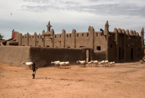 DO_2481: Mali - Mud mosque in a village